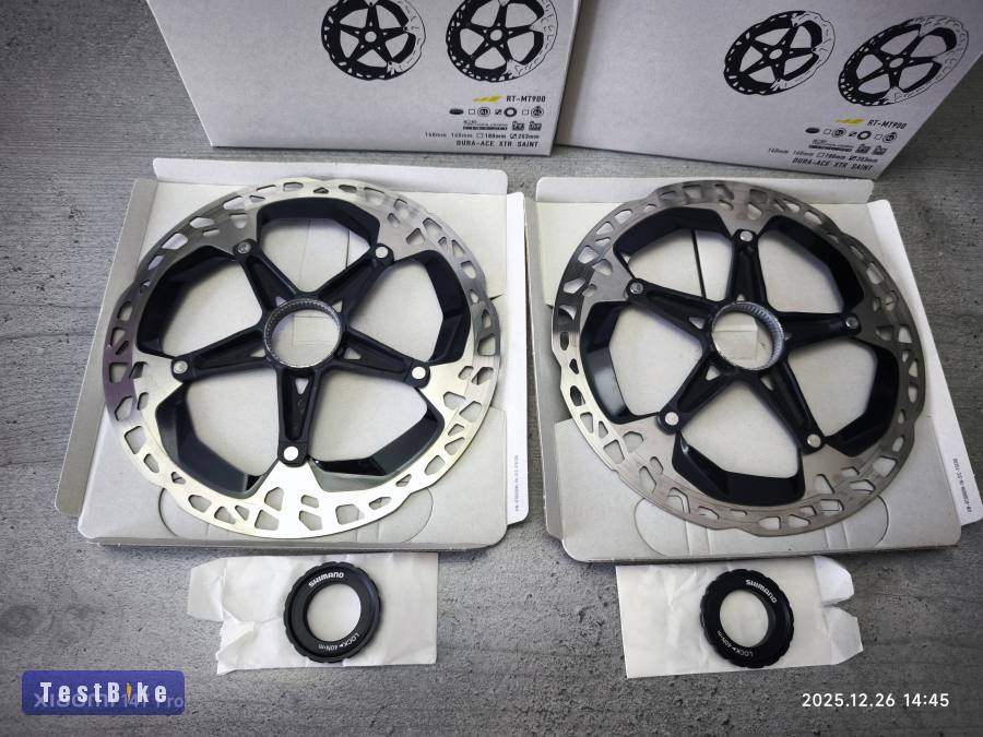 99%-os Shimano XTR / Saint 203mm féktárcsa - Centerlock 2db