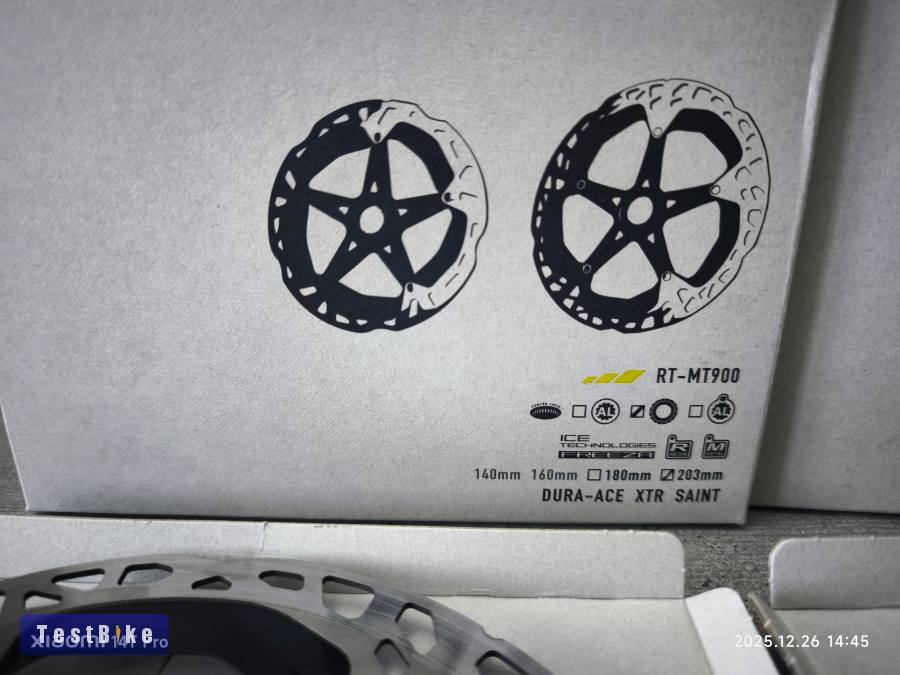 99%-os Shimano XTR / Saint 203mm féktárcsa - Centerlock 2db