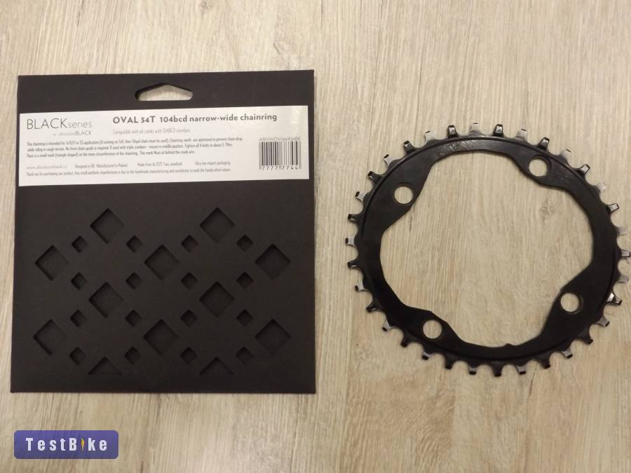 Absolute Black Oval 34T 104 bcd NW