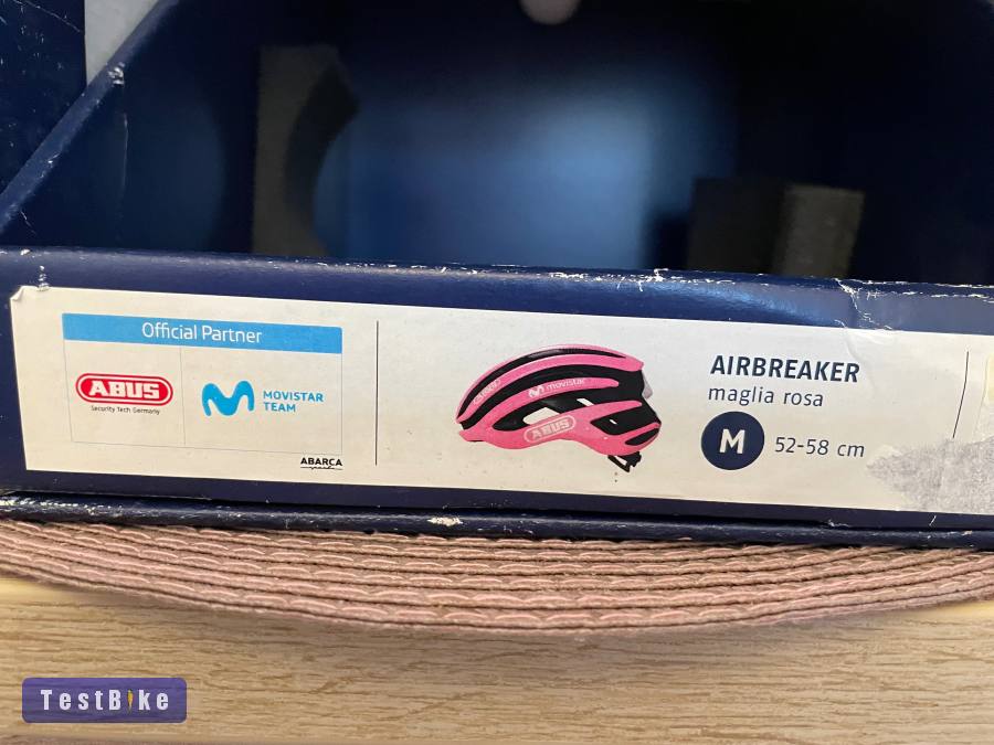 Újszerű ABUS AirBraker “M” maglia rozsa