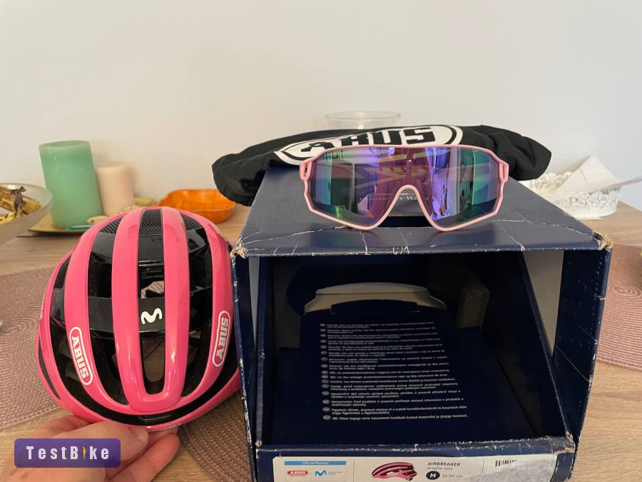 Újszerű ABUS AirBraker “M” maglia rozsa