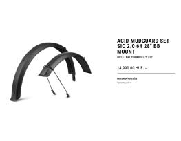 Acid Mudguard Set SIC 2.0 64 28" BB Mount