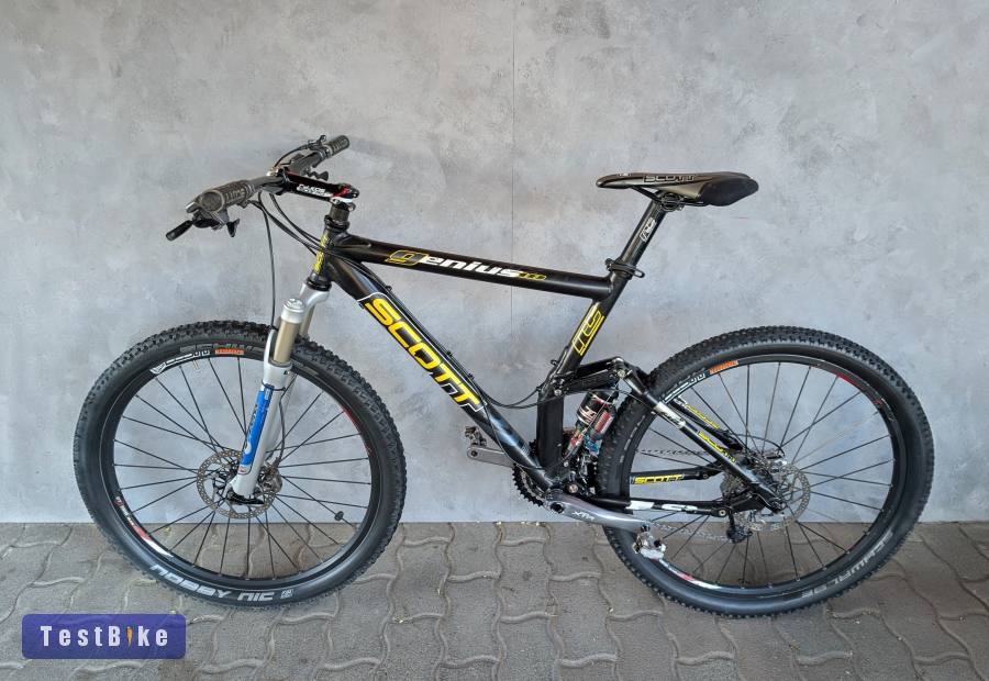Akció! Scott Genius RC10 Disc Fully 26, XTR 3x9's! Újszerű!