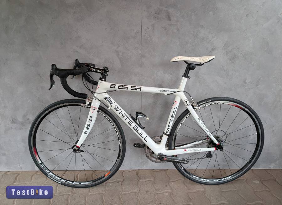 Akció! White Bull B25SR, Campagnolo Record 2x10's!