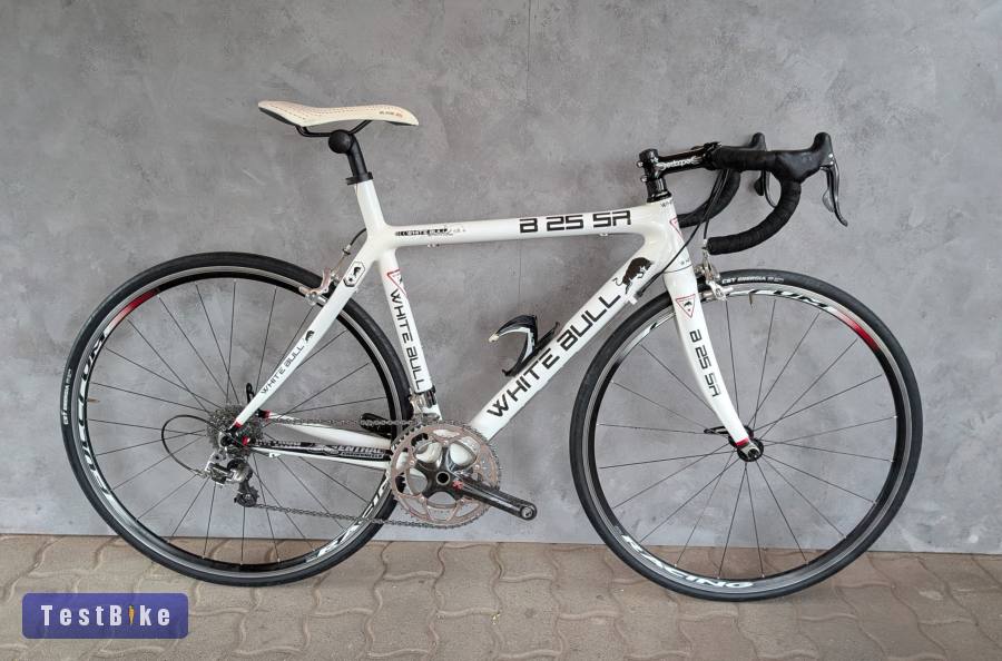 Akció! White Bull B25SR, Campagnolo Record 2x10's!