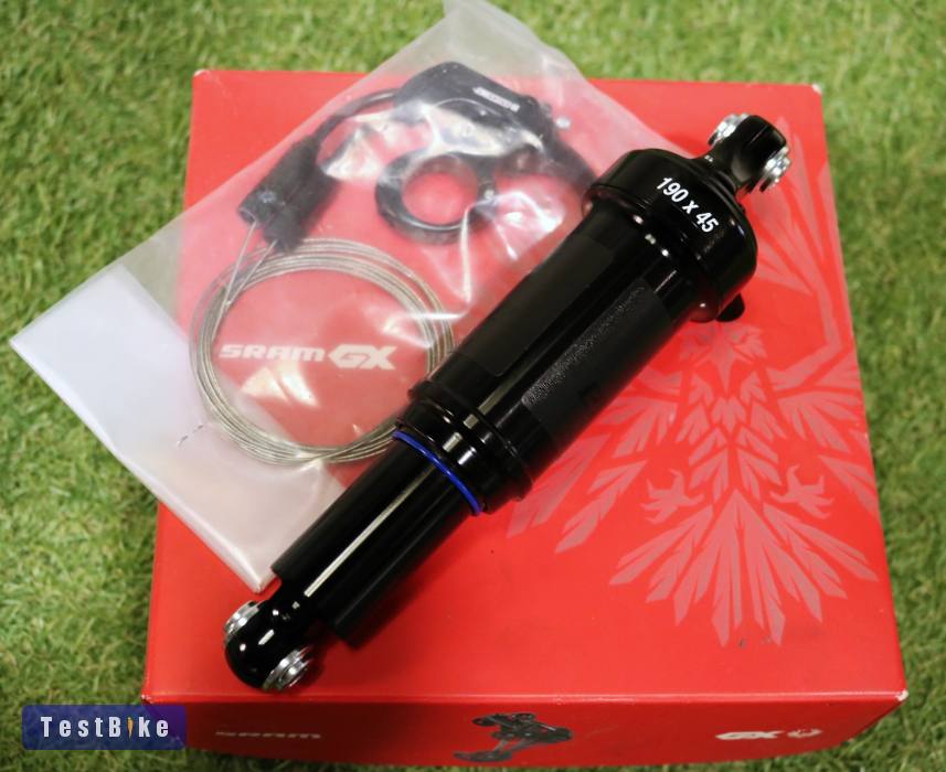 Akciós 45e! 0km Új SR Suntour Edge remote lockout 190x45