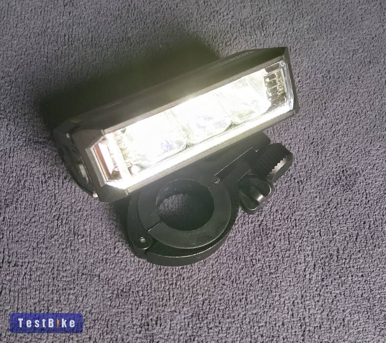 Akkumulátoros kerékpár első lámpa