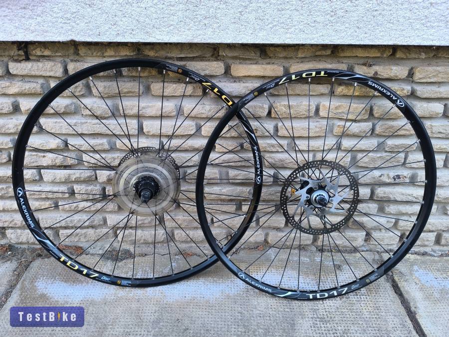 Alexrims TD17 DISC 26"-os tárcsafékes kerékszett 