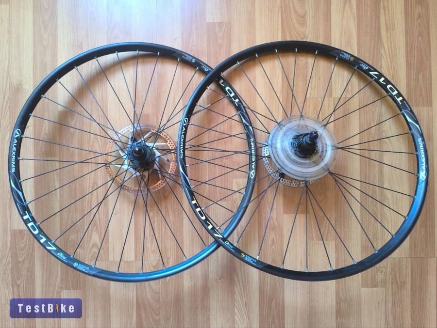 Alexrims TD17 Disc 26"-os tárcsafékes kerékszett (XT)