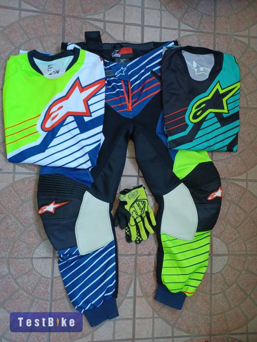 Alpinstars szett és Troy Lee kesztyű - L/XL
