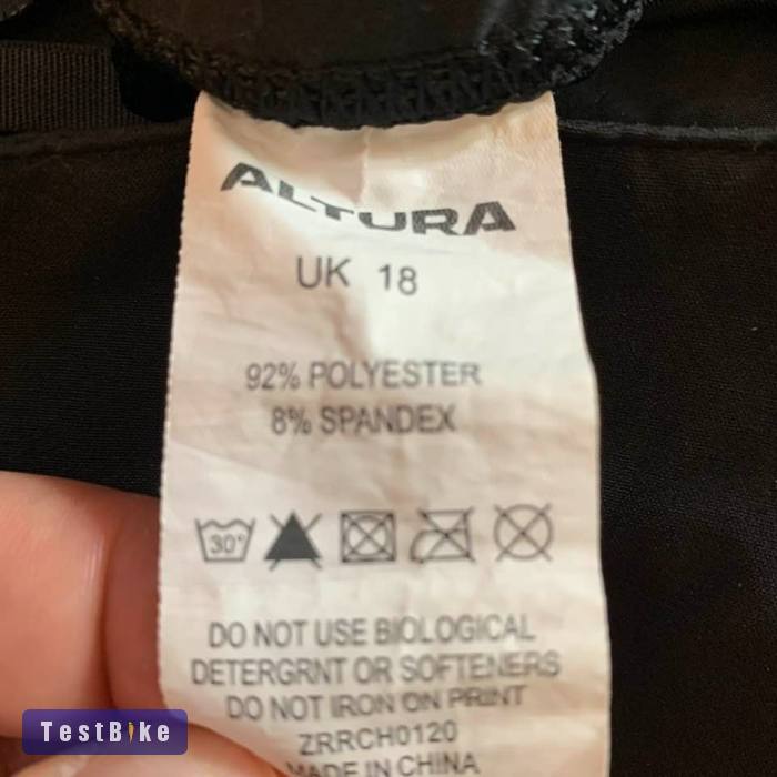 Altura Nightvision  kivehető betétes UK 18-as nadrág