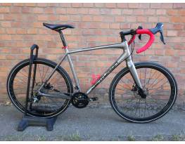 Alu váz carbon villás átütő tengelyes Gravel 2x10 Tiagra M/L