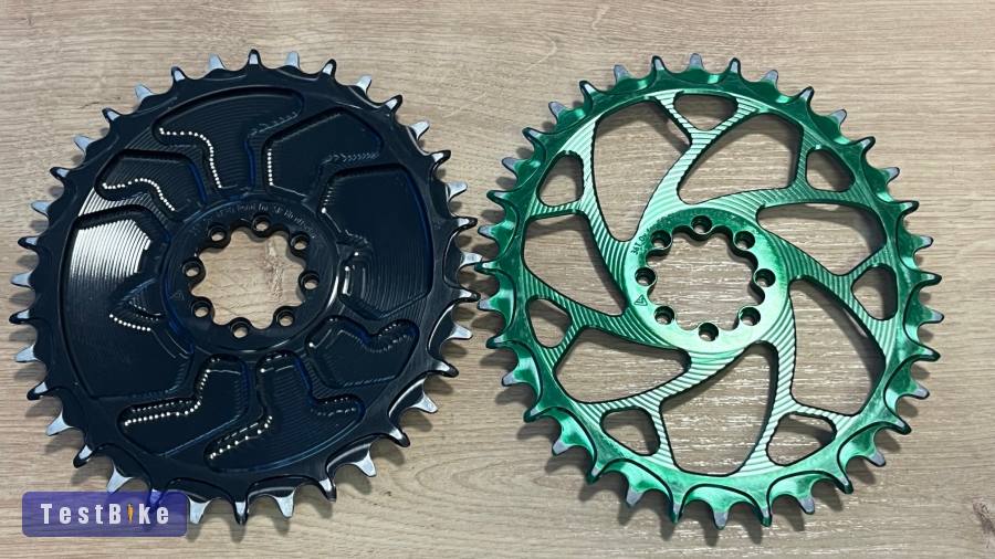 Alugear Oval narrow-wide lánctányér, 36T, Sram 8 csavaros 
