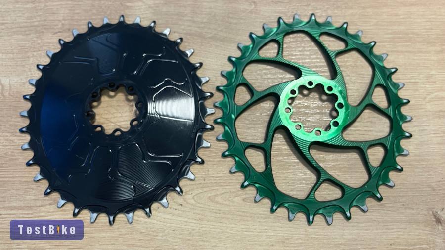 Alugear Oval narrow-wide lánctányér, 36T, Sram 8 csavaros 