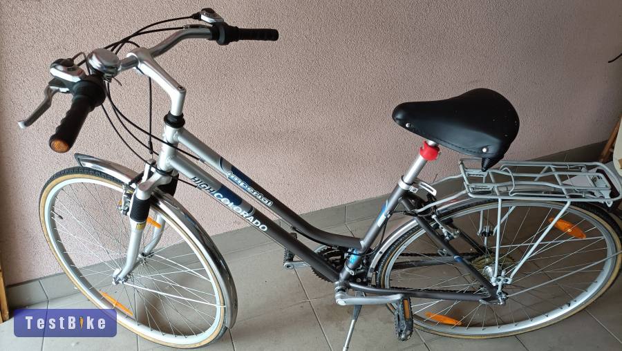 Alu vázas női kerékpár, 27 colos eladó.