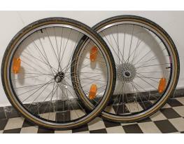 Araya CV-7, Shimano Deore LX fekete agyak 26" kerékszett 