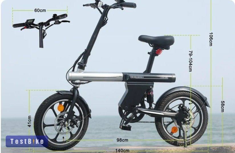 AVDL A11 összecsukható elektromos kerékpár (16", 250W, újsze