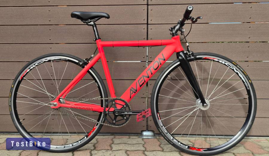 Aventon Cordoba single speed, újszerű, karbon villával