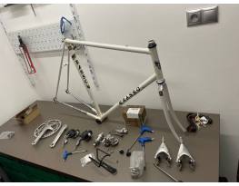 Basso országúti váz+villa 59cm (c-c)