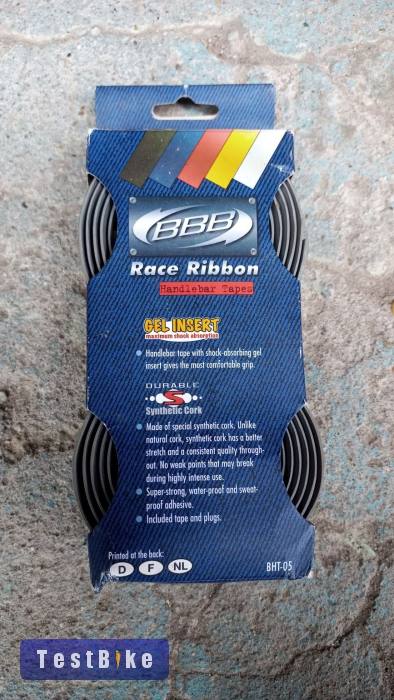 BBB Race Ribbon szürke kormánybetekerő szalag / bandázs Új