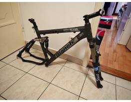 Bianchi 26-os összteleszkópos kerékpár váz szett