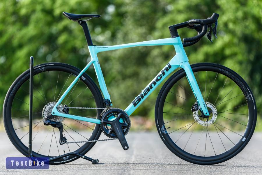 Bianchi Specialissima Ultegra Di2 (57) full karbon országúti