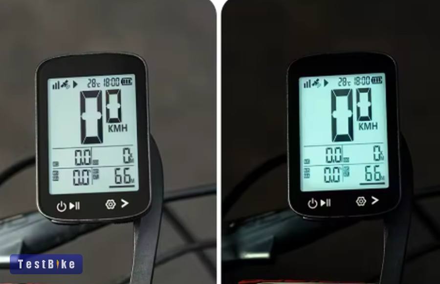 Bikevee GPS kerékpáros komputer új hőmérséklet háttérvilágít