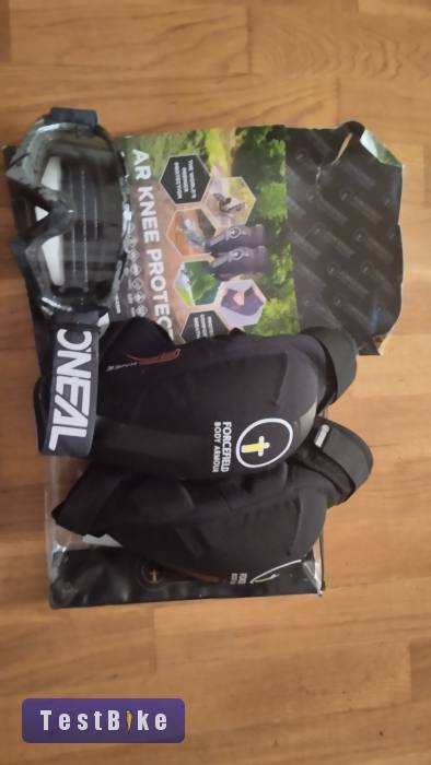 Forcefield térd protector & Oneil DH motocross szemüveg 