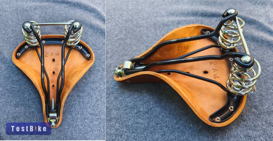Brooks B67S komfort nyereg + Brooks  Slender Bőr markolat