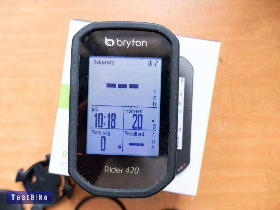 Bryton Rider 420 GPS navigáció