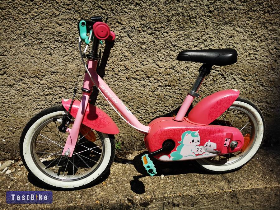 Btwin gyerek kerékpár pótkerékkel, 14"