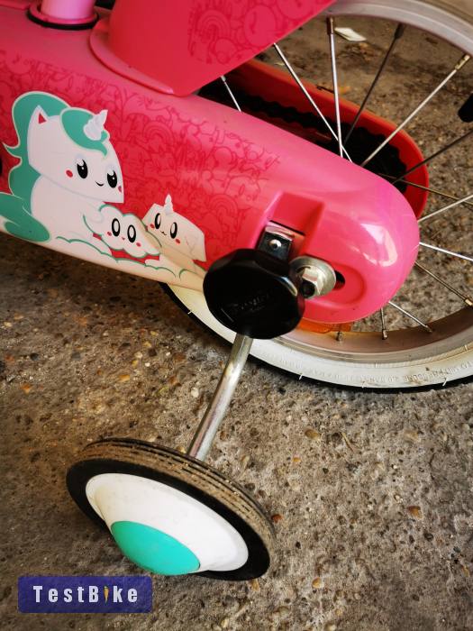 Btwin gyerek kerékpár pótkerékkel, 14"