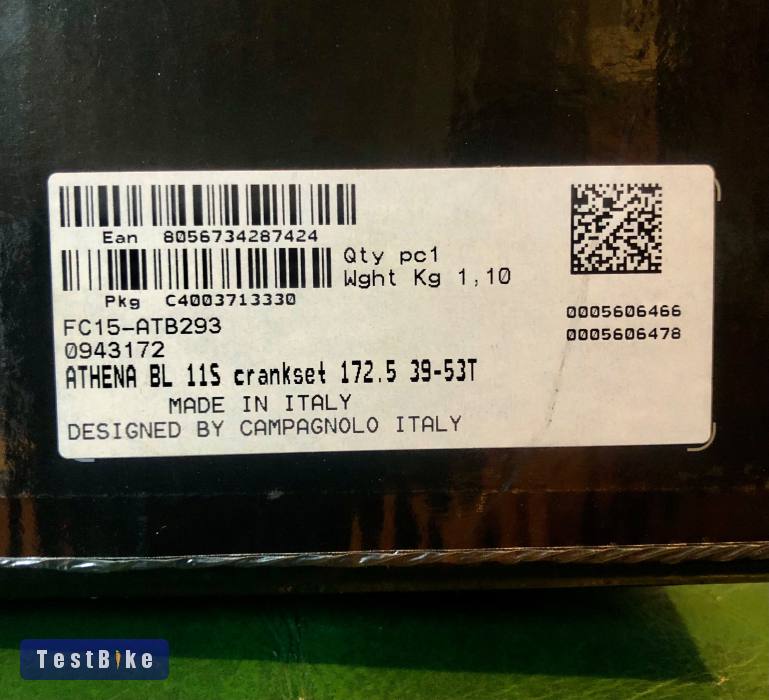 Campagnolo Athena 11S Új Alu hajtómű