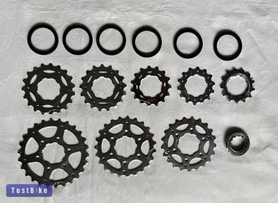 Campagnolo Athena/Chorus 8 seb agy szett + fogaskoszorú