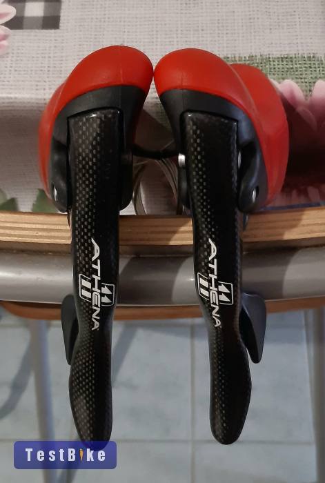 Campagnolo Athena karbon fékváltókar szett. 2x11 sebességes.