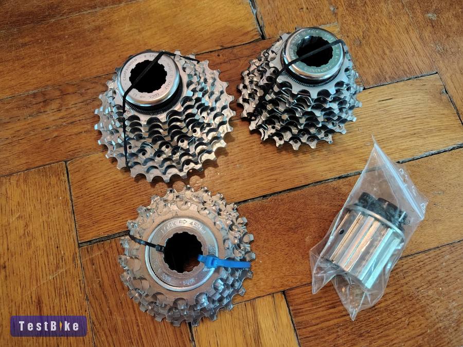 Campagnolo és Marchisio hátsó sorok, fogaskoszorúk, kaz.test