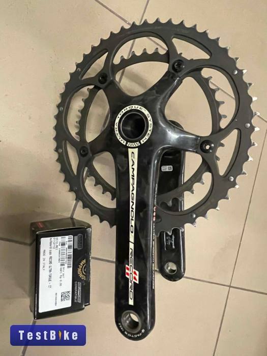 Campagnolo Record hajtómű 11s 52/39 175mm+csapágy és Új csészék