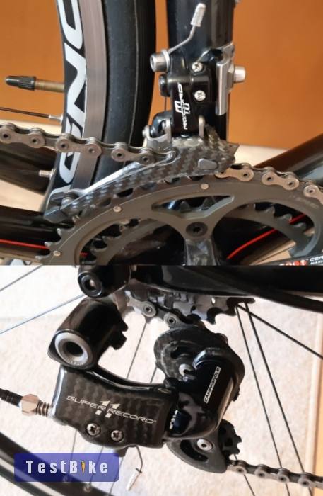Campagnolo Super Record karbon váltószett. Újszerű! 2x11 