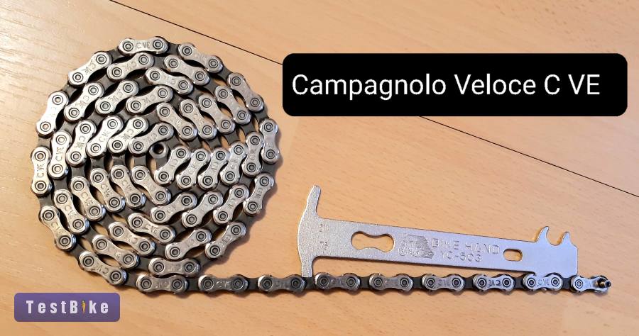 Campagnolo Veloce országúti lánc. Újszerű! 10 speed, 106 l