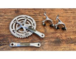Campagnolo Veloce tripla hajtókar pár és fék szett 