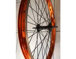 Camping, BMX 20 -as Orange- Black első kerék jó állapotban