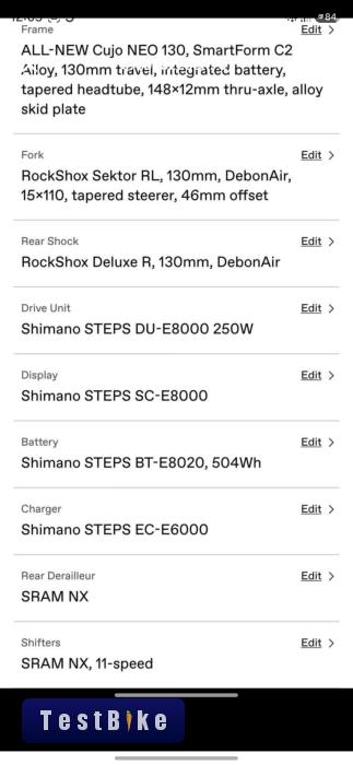 Cannondale Cujo Neo 180 Shimano