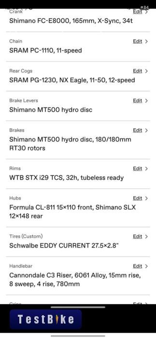 Cannondale Cujo Neo 180 Shimano