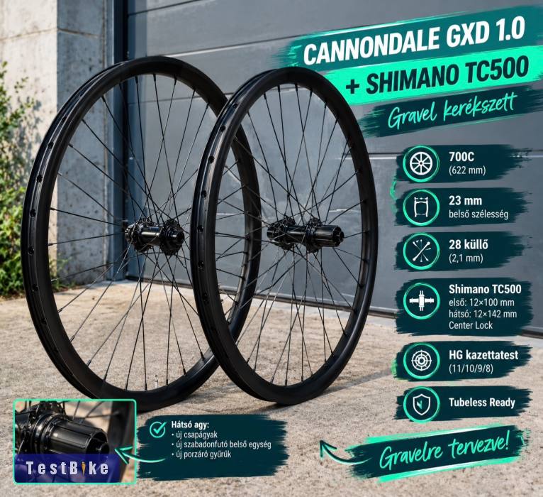 Cannondale GXD 1.0 Shimano TC500 gravel kerékszett eladó