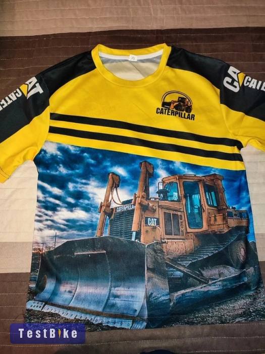 Caterpillar Cat póló M-es új full size mintás