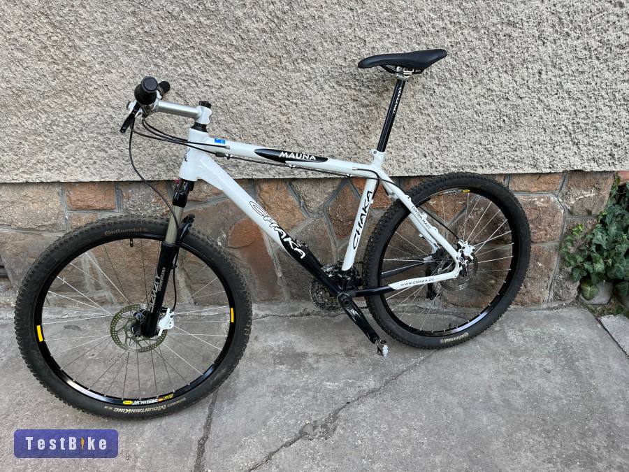 Chaka 26” MTB – tárcsás Mavic kerekek, Manitou teló