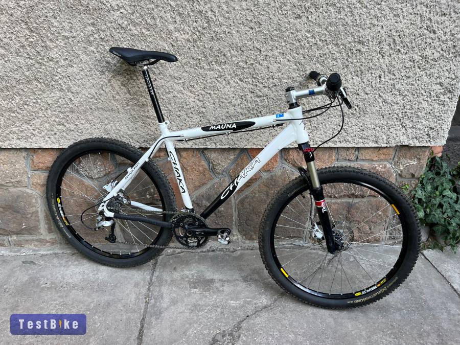 Chaka 26” MTB – tárcsás Mavic kerekek, Manitou teló