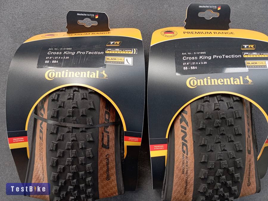 Continental Cross King Protection 27.5x2.2"  TLR, black/amber