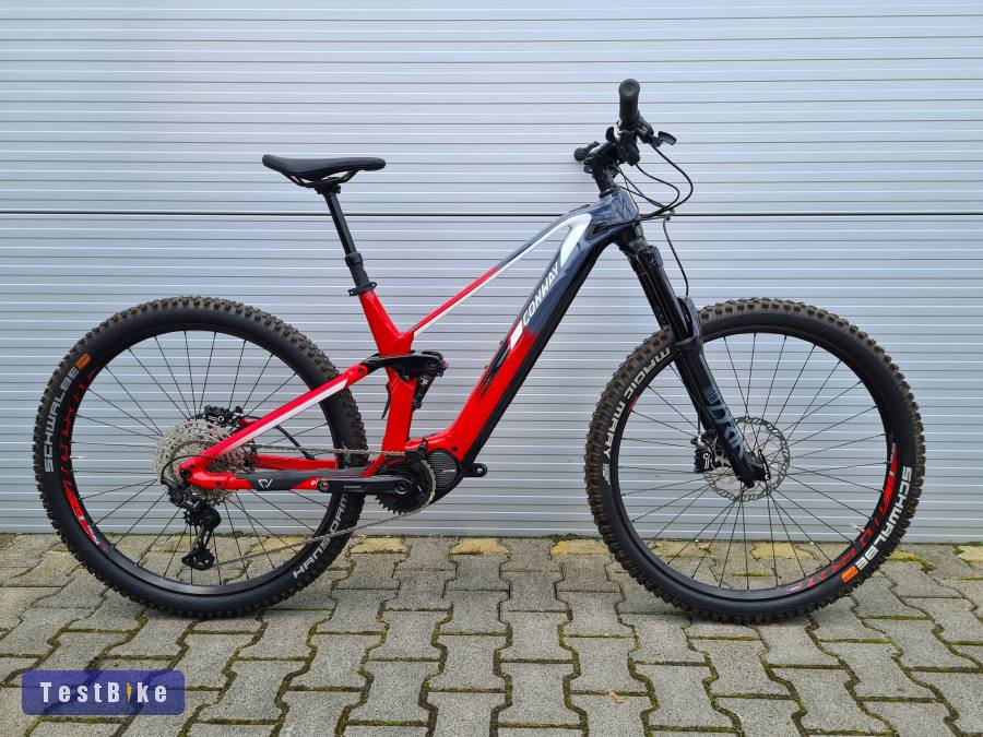 Conway fully ebike 85Nm 630Wh dropper 160mm rugóút 29"