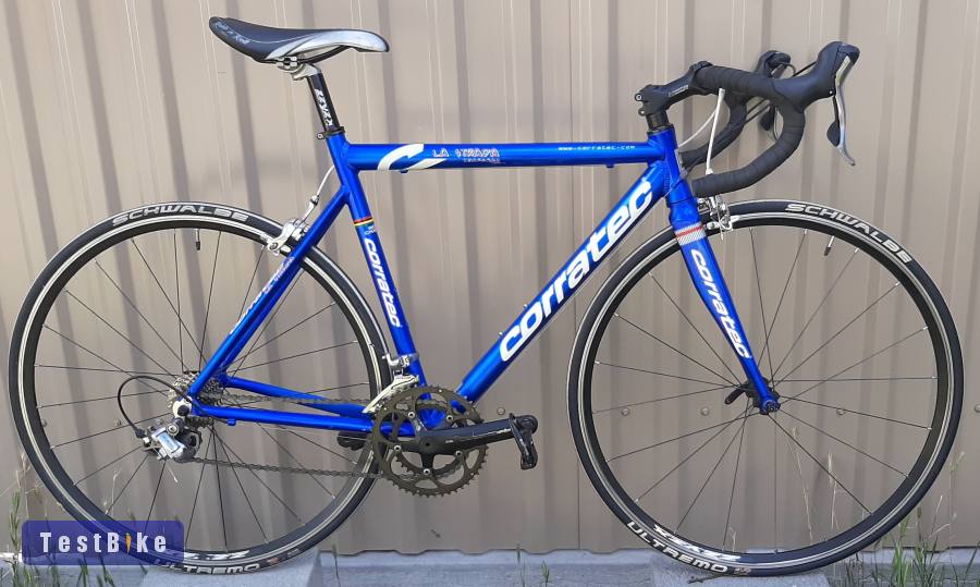 Corratec országúti versenykerékpár-2x10 shimano 105